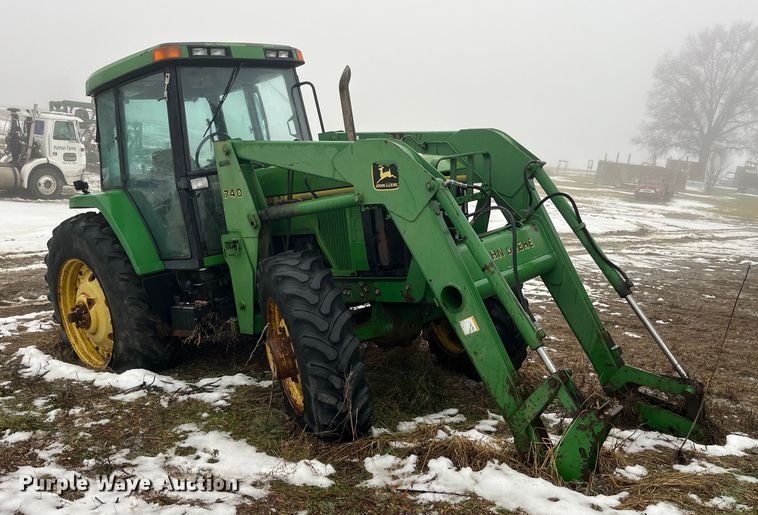 image for item LD9300 1994 John Deere 7400 MFWD tractor