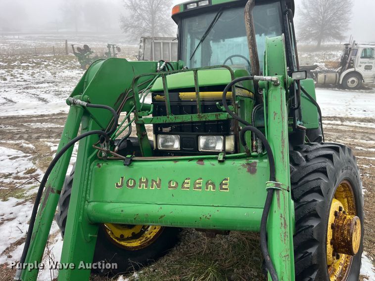 image for item LD9300 1994 John Deere 7400 MFWD tractor