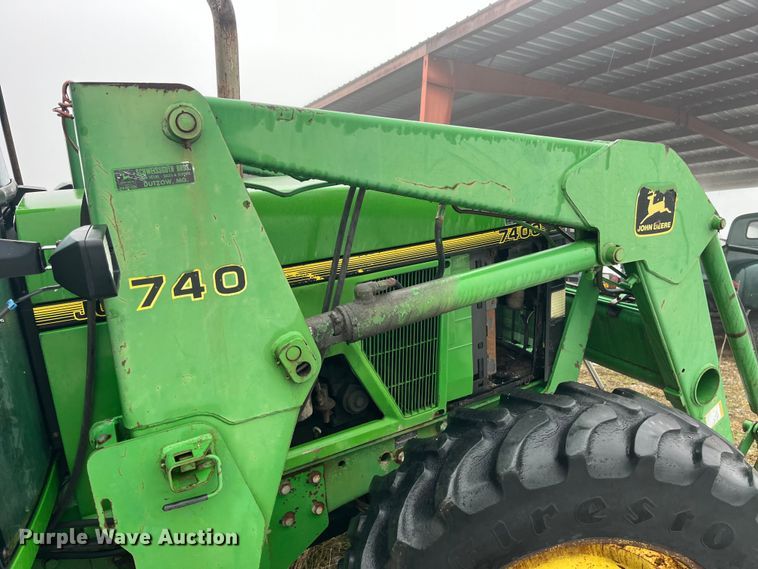 image for item LD9300 1994 John Deere 7400 MFWD tractor
