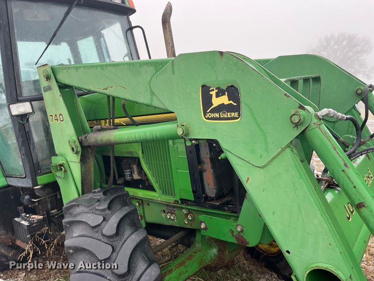 image for item LD9300 1994 John Deere 7400 MFWD tractor