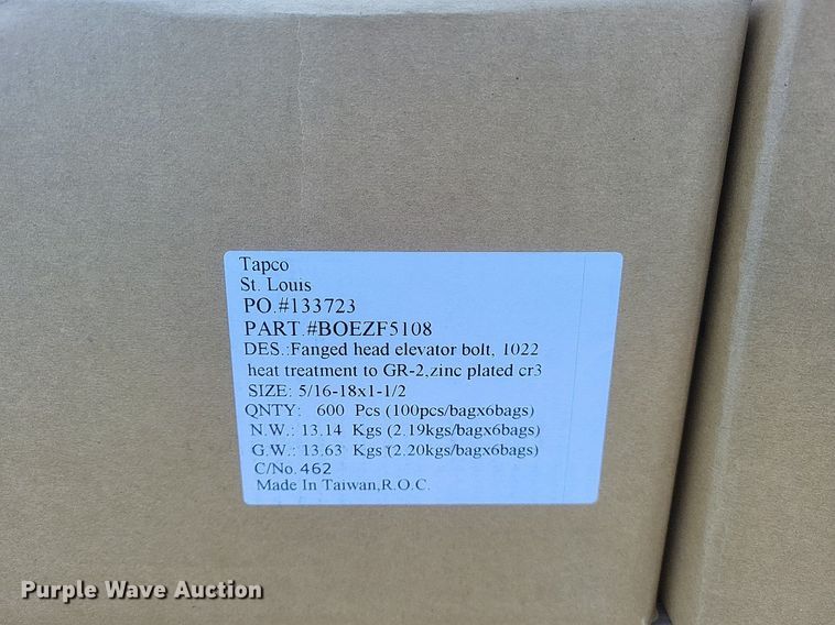 image for item MI9887 Approximately 1,560 Tapco elevator buckets