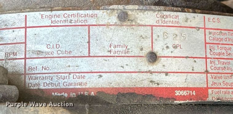 image for item NA9763 1989 Freightliner feed delivery truck