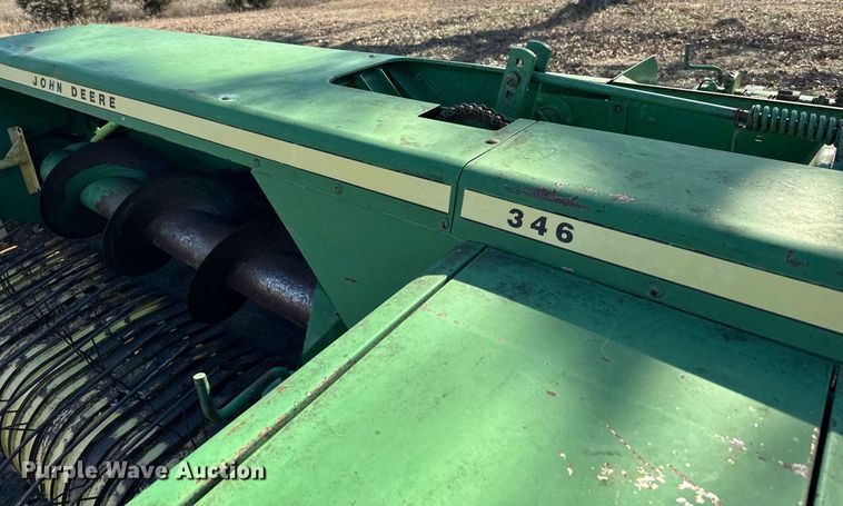 image for item NA9765 John Deere 346 small square baler