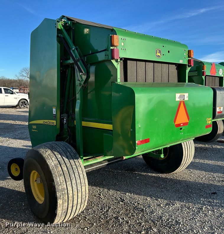 image for item OM9755 John Deere  569 Mega Wide Plus round baler