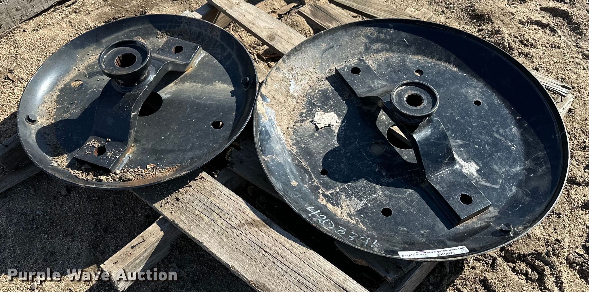(2) rotary mower blade pans in Kinsley, KS Item EK9971 for sale