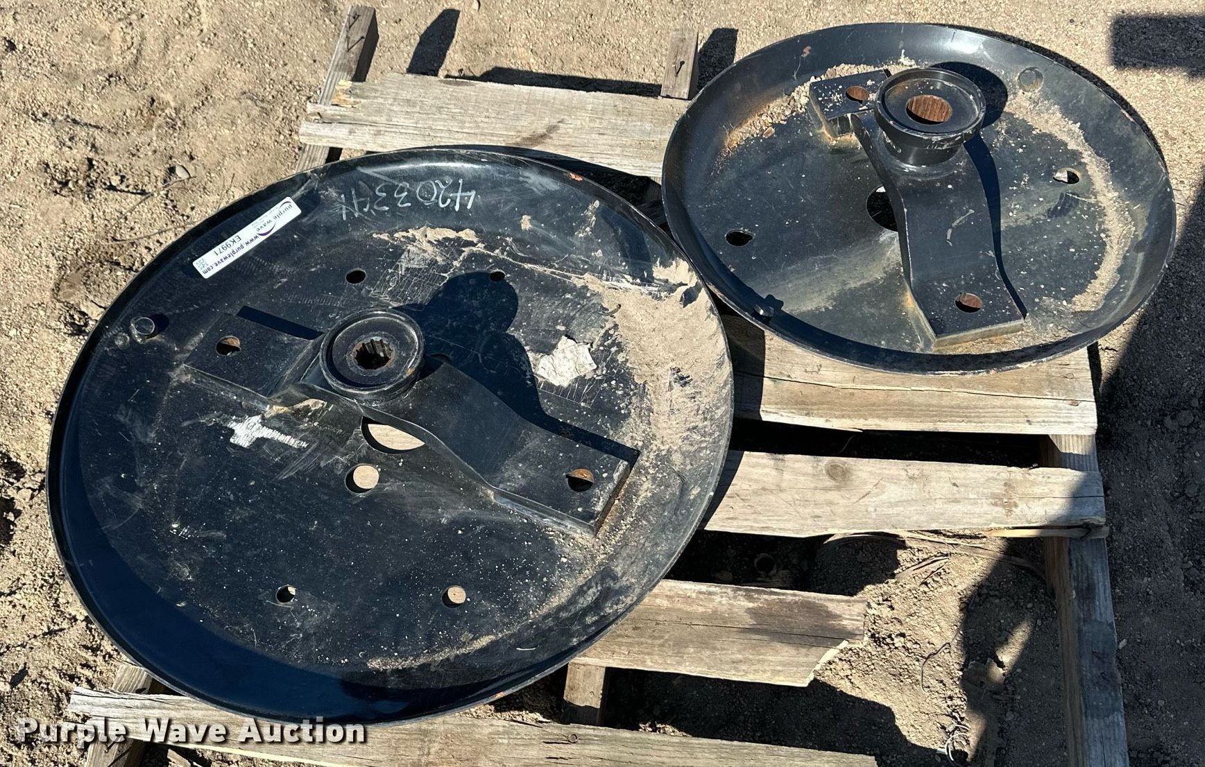 (2) rotary mower blade pans in Kinsley, KS Item EK9971 for sale