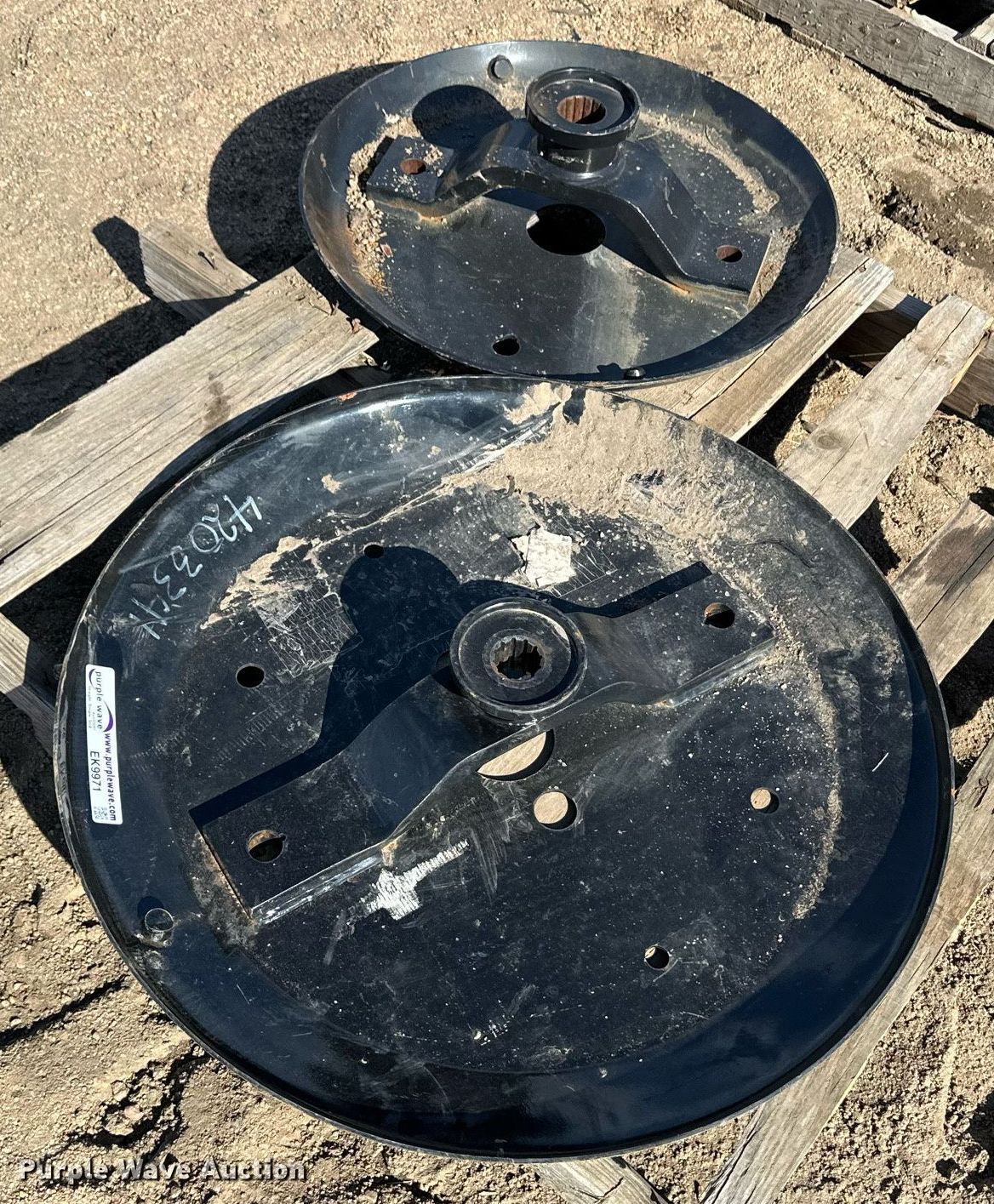 (2) rotary mower blade pans in Kinsley, KS Item EK9971 for sale