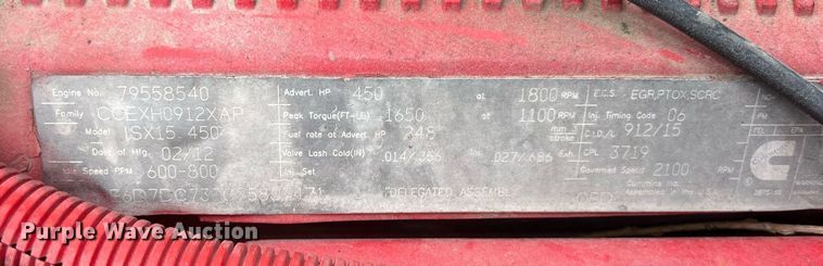 image for item DQ2363 2013 Peterbilt 587 semi truck