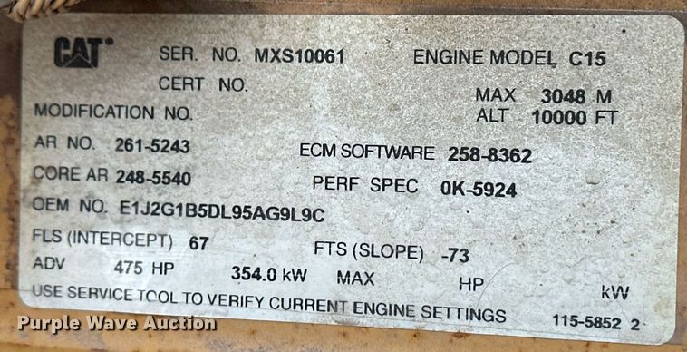 image for item EK9934 2005 Peterbilt 379 semi truck