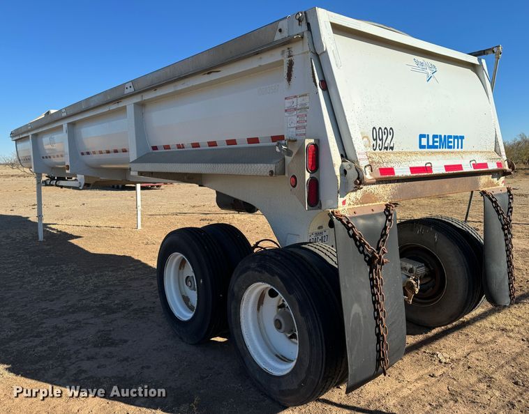 image for item GQ9226 2016 Clement Starlite end dump trailer