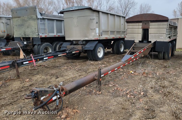 image for item KU9091 1979 Shop built end dump pup trailer