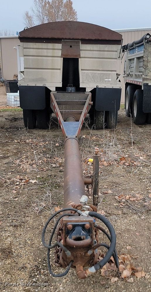 image for item KU9091 1979 Shop built end dump pup trailer