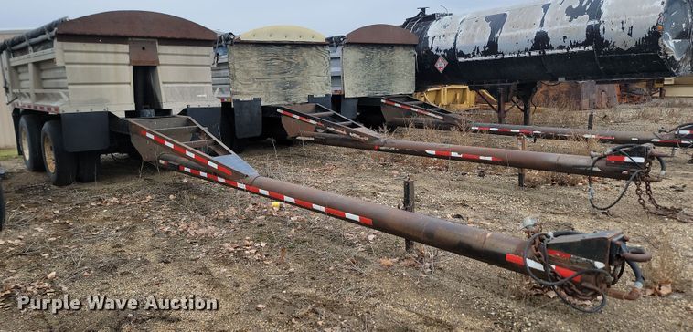 image for item KU9091 1979 Shop built end dump pup trailer