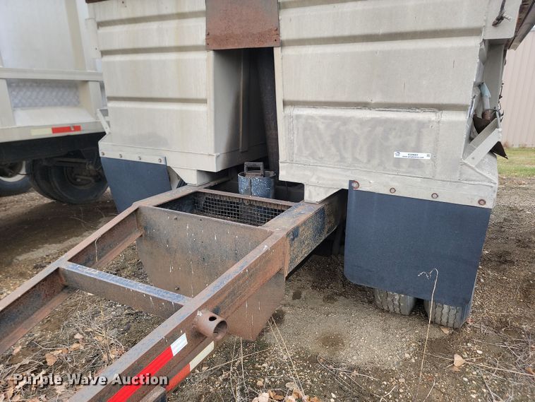 image for item KU9091 1979 Shop built end dump pup trailer