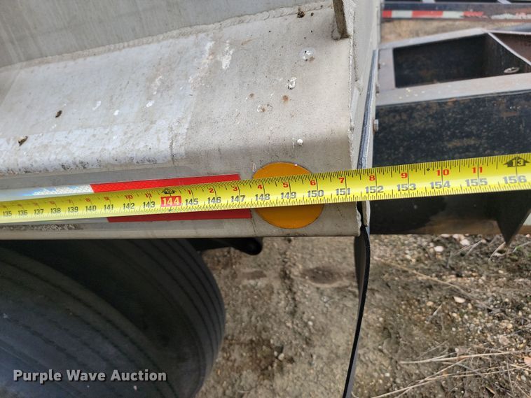 image for item KU9091 1979 Shop built end dump pup trailer