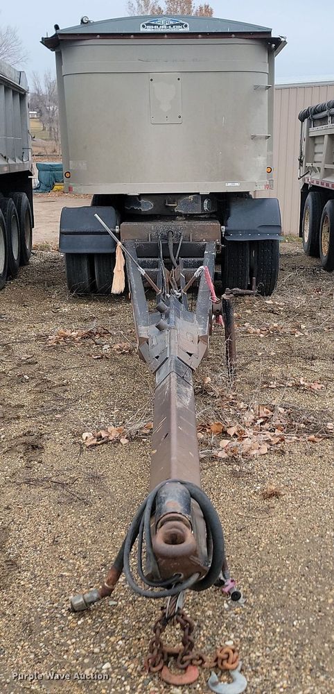 image for item KU9092 2003 Shop built end dump pup trailer