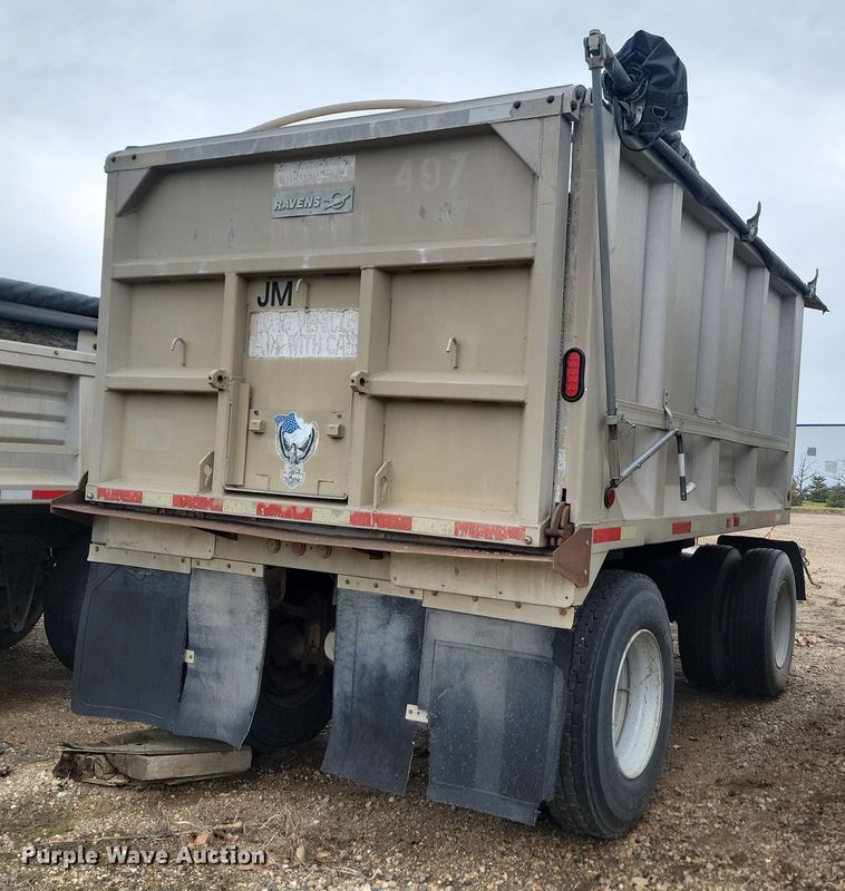 image for item KU9092 2003 Shop built end dump pup trailer