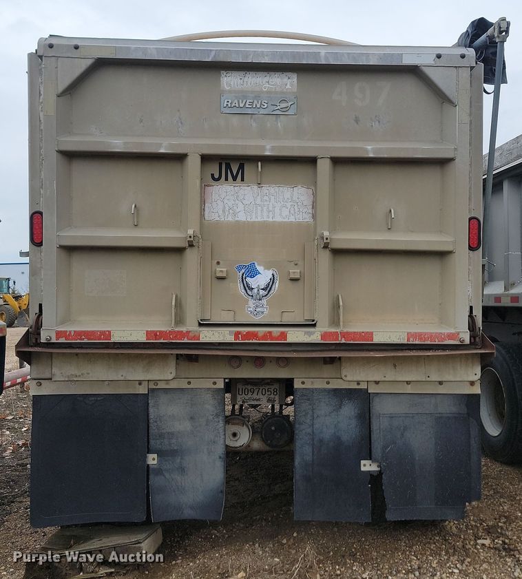 image for item KU9092 2003 Shop built end dump pup trailer