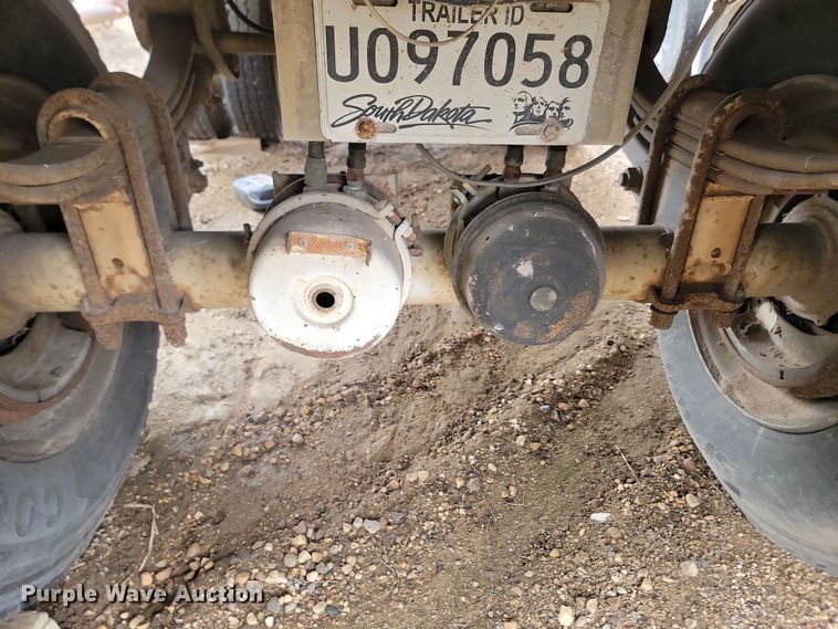 image for item KU9092 2003 Shop built end dump pup trailer