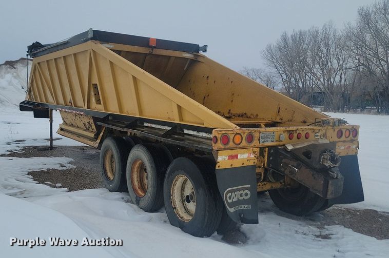 image for item LA9562 1997 Ranch Manufacturing bottom dump trailer