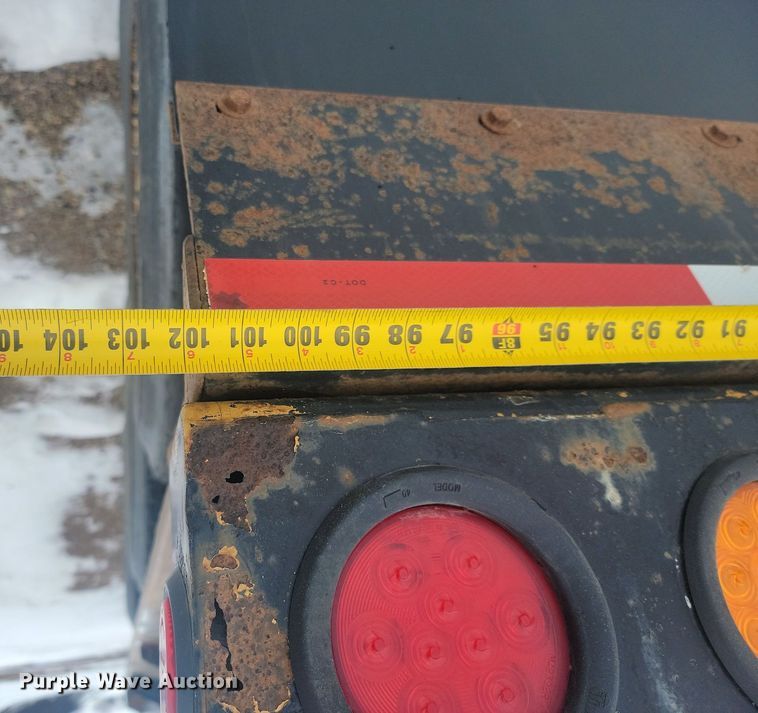 image for item LA9563 1997 Ranch Manufacturing bottom dump trailer