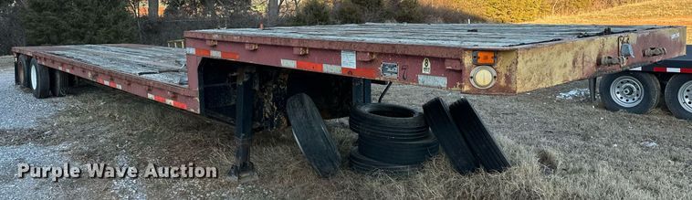 image for item LK9773 1978 Belshe T-10 drop deck trailer