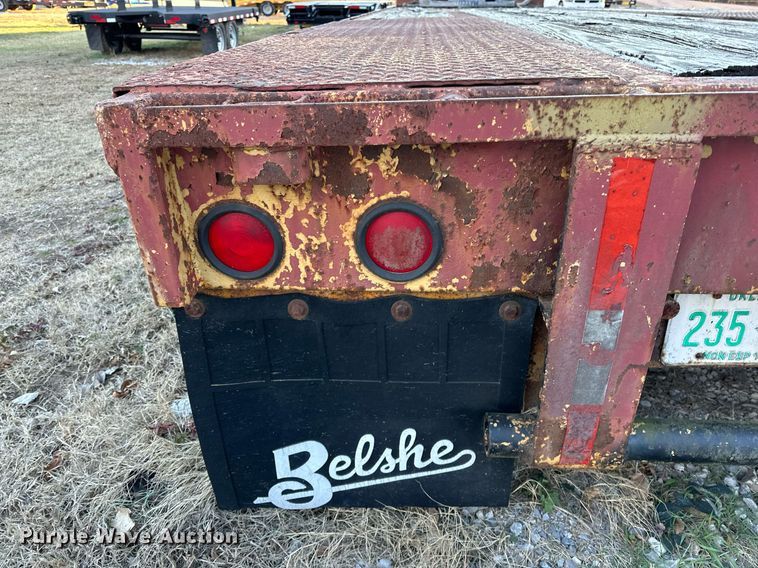 image for item LK9773 1978 Belshe T-10 drop deck trailer