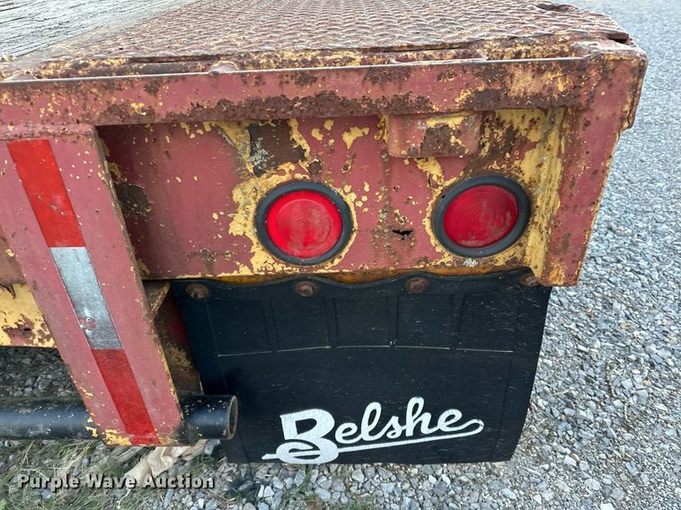 image for item LK9773 1978 Belshe T-10 drop deck trailer
