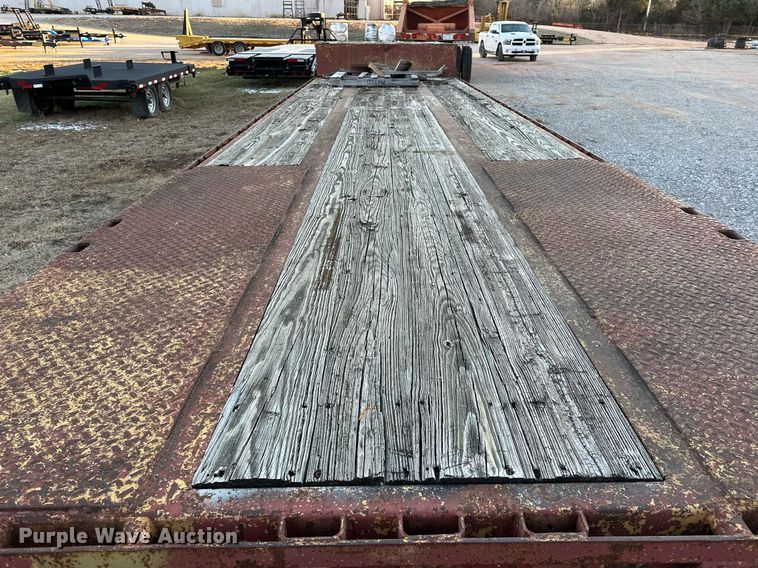 image for item LK9773 1978 Belshe T-10 drop deck trailer