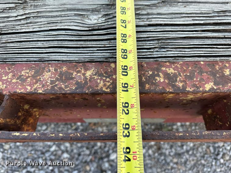 image for item LK9773 1978 Belshe T-10 drop deck trailer