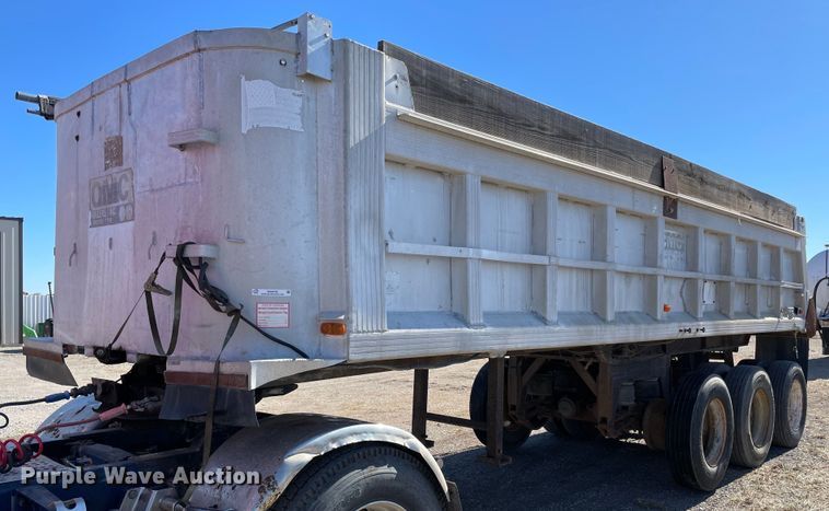 image for item NA9742 1984 CMC  end dump trailer