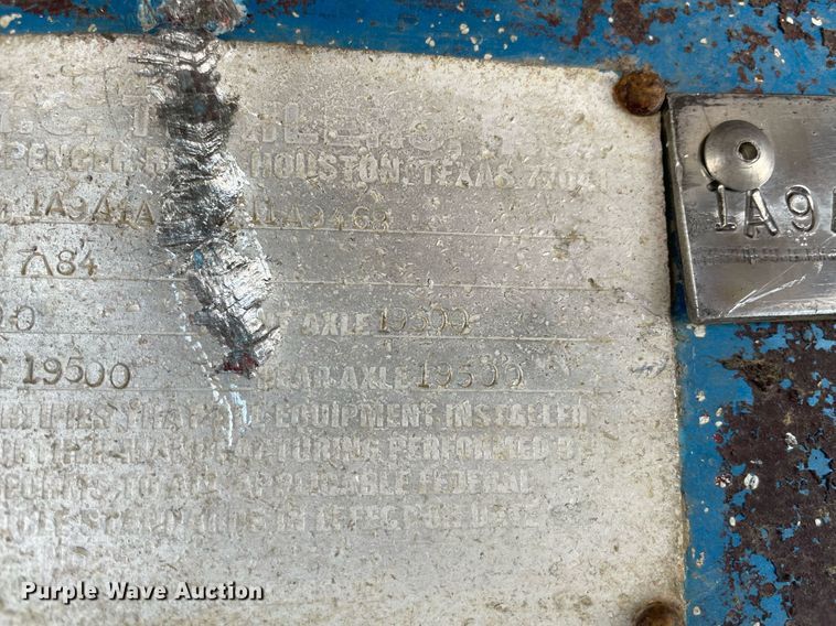 image for item NA9742 1984 CMC  end dump trailer