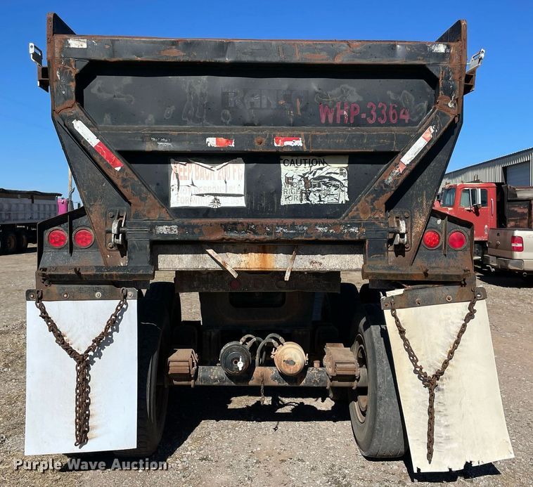 image for item NA9744 2002 Ranch Manufacturing end dump trailer
