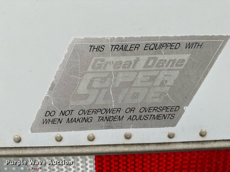 image for item NI9716 1989 Great Dane 7111TW 48 dry van trailer