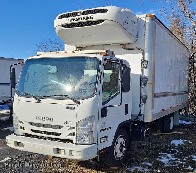 image for item NZ9129 2017 Izuzu NPR  refrigerated truck