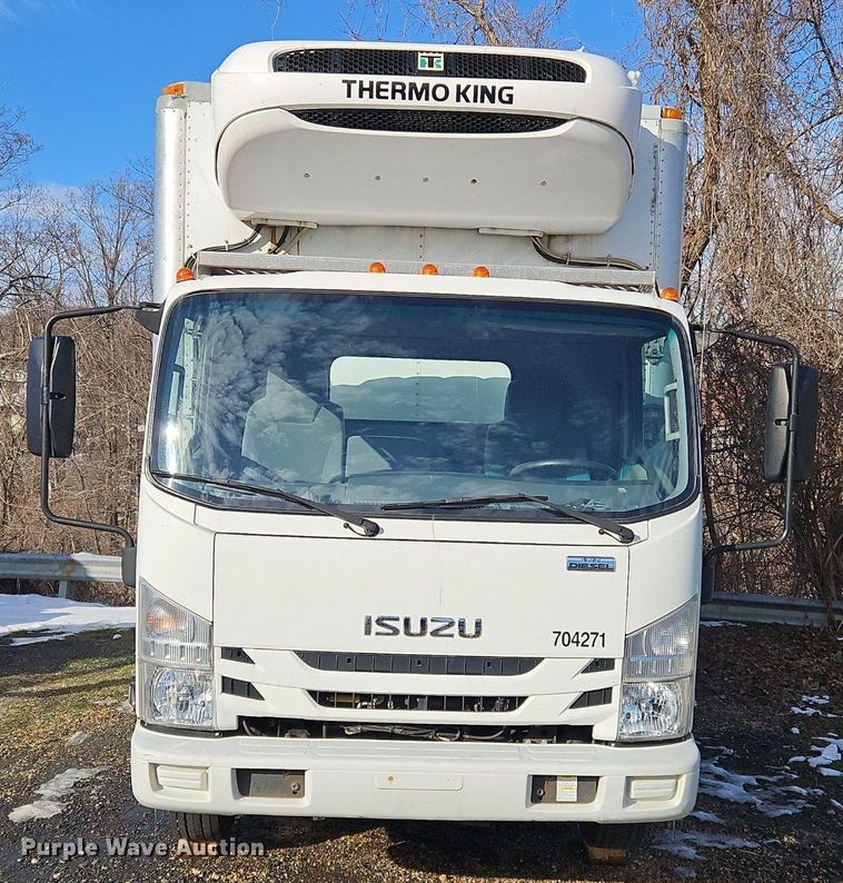 image for item NZ9129 2017 Izuzu NPR  refrigerated truck