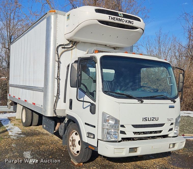 image for item NZ9129 2017 Izuzu NPR  refrigerated truck