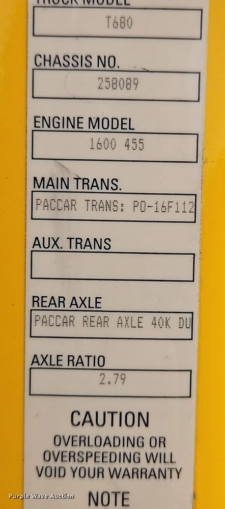 image for item NZ9131 2019 Kenworth  T680 semi truck