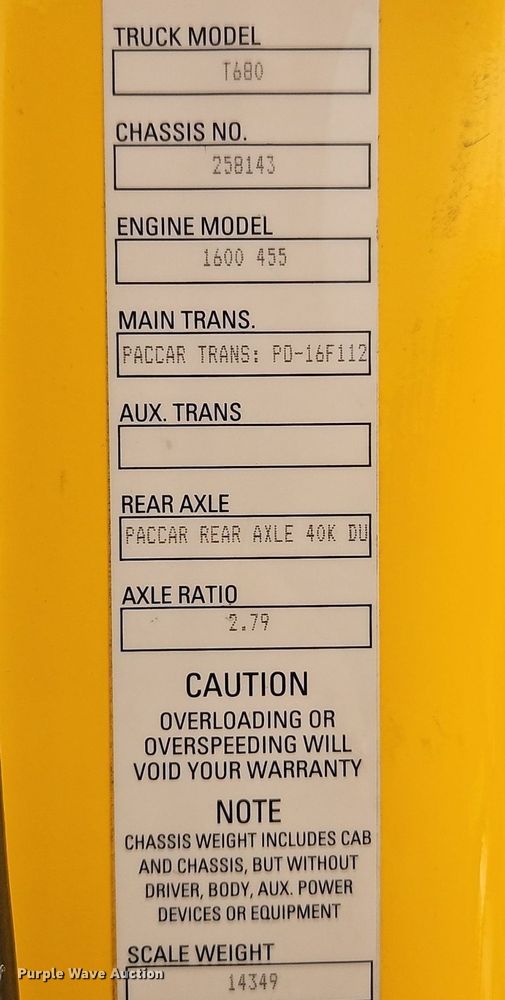 image for item NZ9133 2019 Kenworth  T680 semi truck