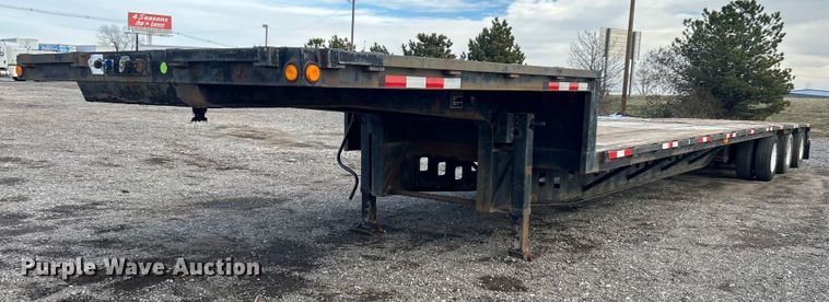 image for item OI9547 1998 Kalyn-Siebert drop deck equipment trailer