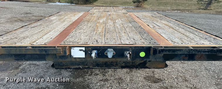 image for item OI9547 1998 Kalyn-Siebert drop deck equipment trailer