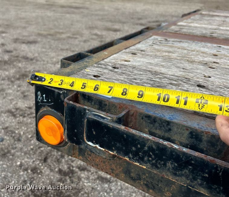 image for item OI9547 1998 Kalyn-Siebert drop deck equipment trailer