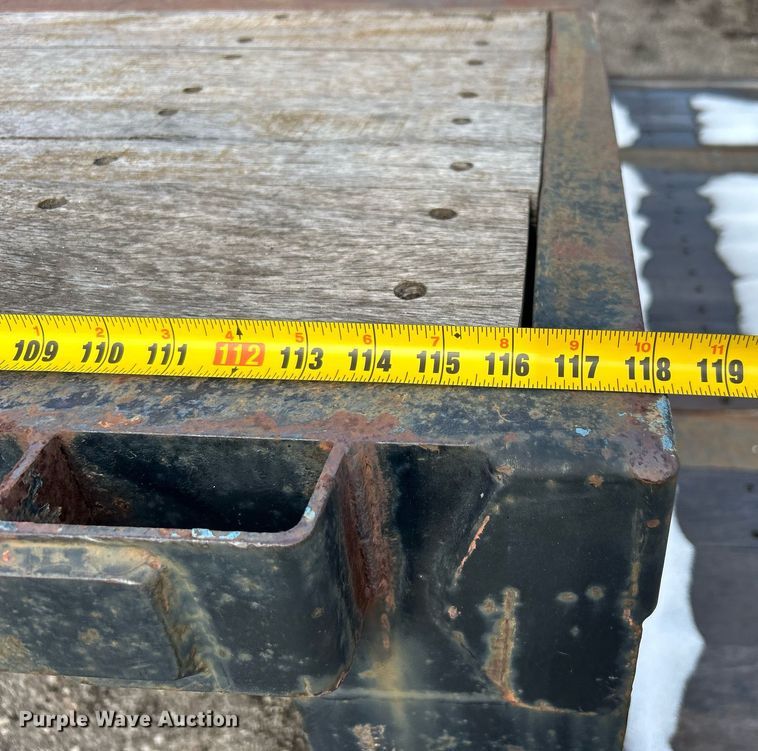 image for item OI9547 1998 Kalyn-Siebert drop deck equipment trailer