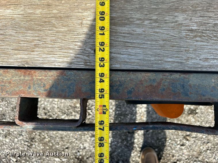 image for item OI9547 1998 Kalyn-Siebert drop deck equipment trailer