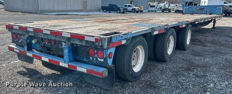 image for item OI9548 1998 Kalyn Siebert drop deck equipment trailer