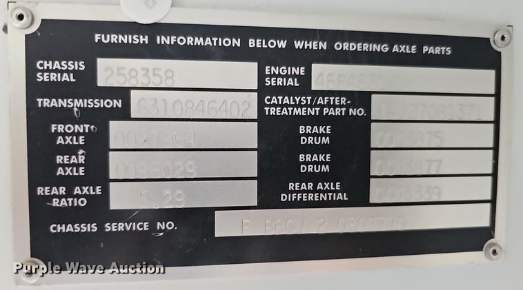 image for item DK0507 2009 Blue Bird  Vision school bus