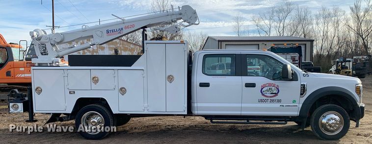 image for item DM7734 2018 Ford  F450 Super Duty XL Crew Cab utility / service truck