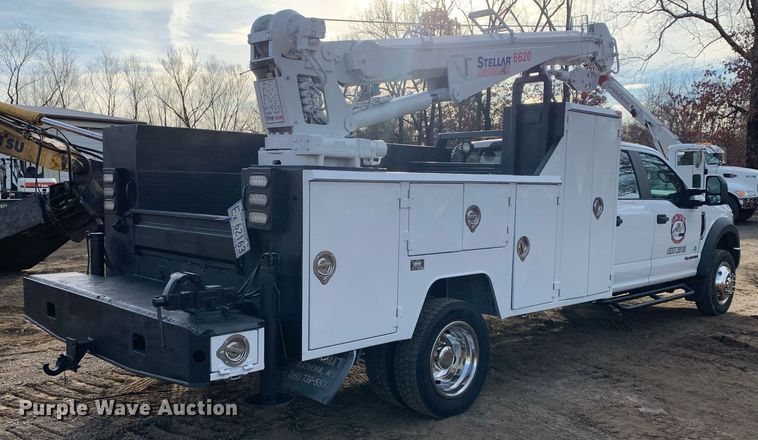 image for item DM7734 2018 Ford  F450 Super Duty XL Crew Cab utility / service truck