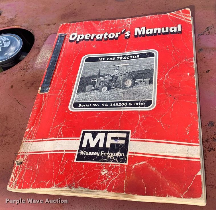 image for item DM7744 1985 Massey Ferguson  245 tractor