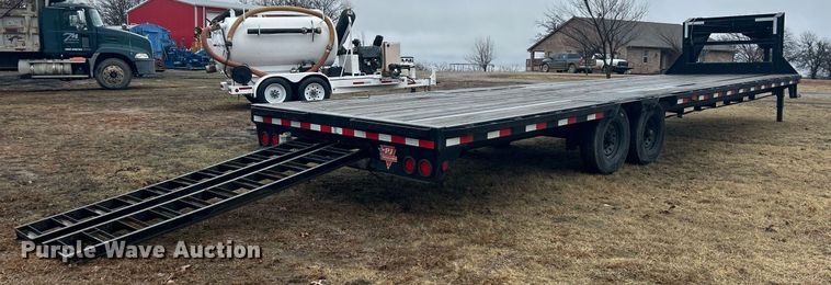 image for item DN0672 2021 PJ Trailers Gooseneck LS322 equipment trailer